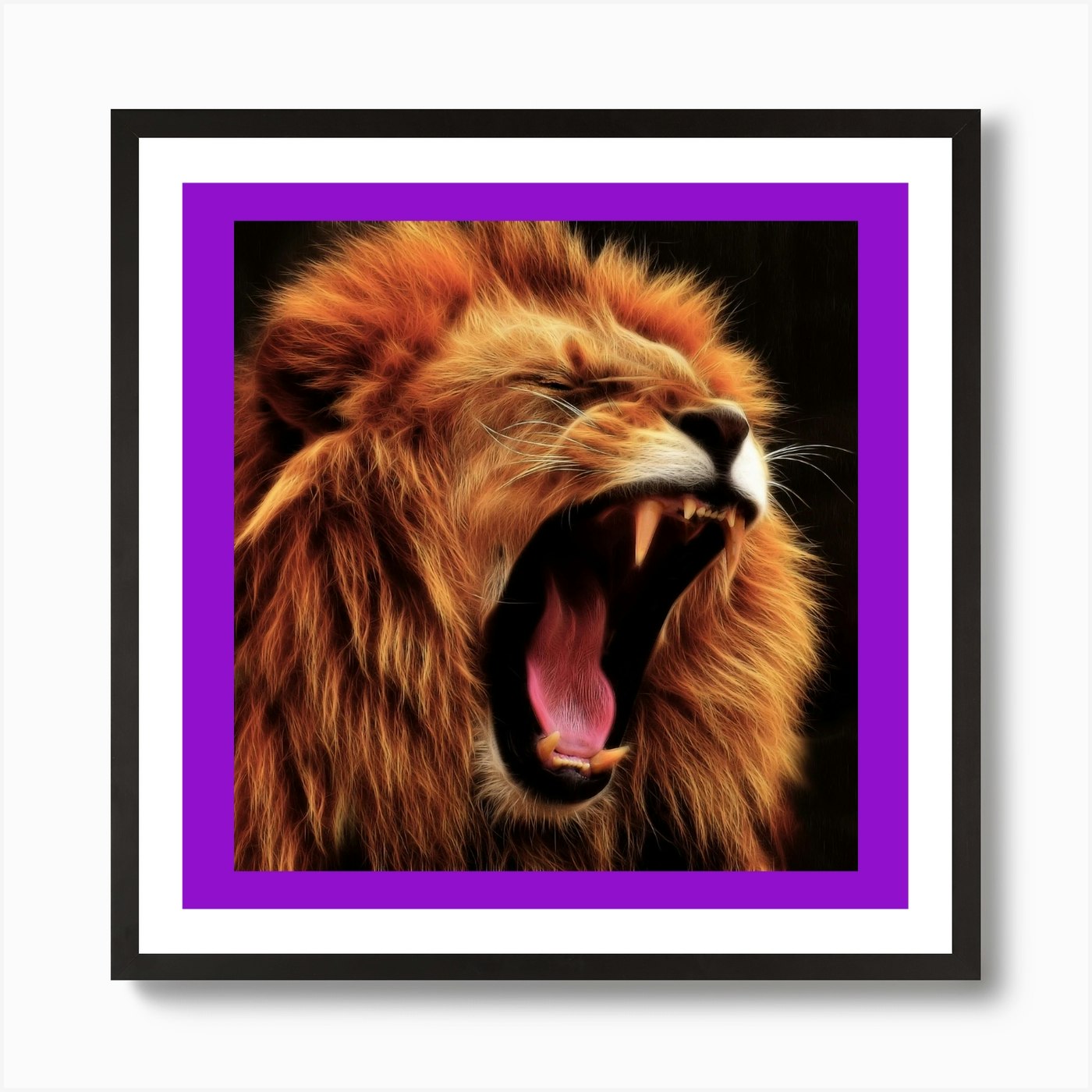 Lion photography design Art Print Framed Wall Art Poster Canvas Print Picture