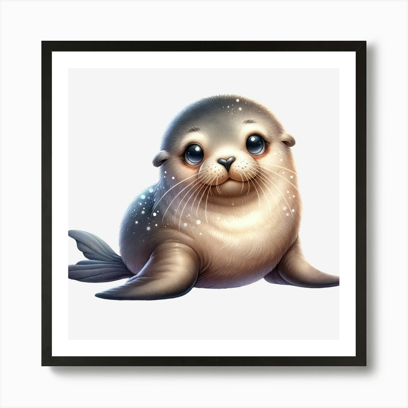 Australian Sea Lion Art Print Framed Wall Art Poster Canvas Print Picture