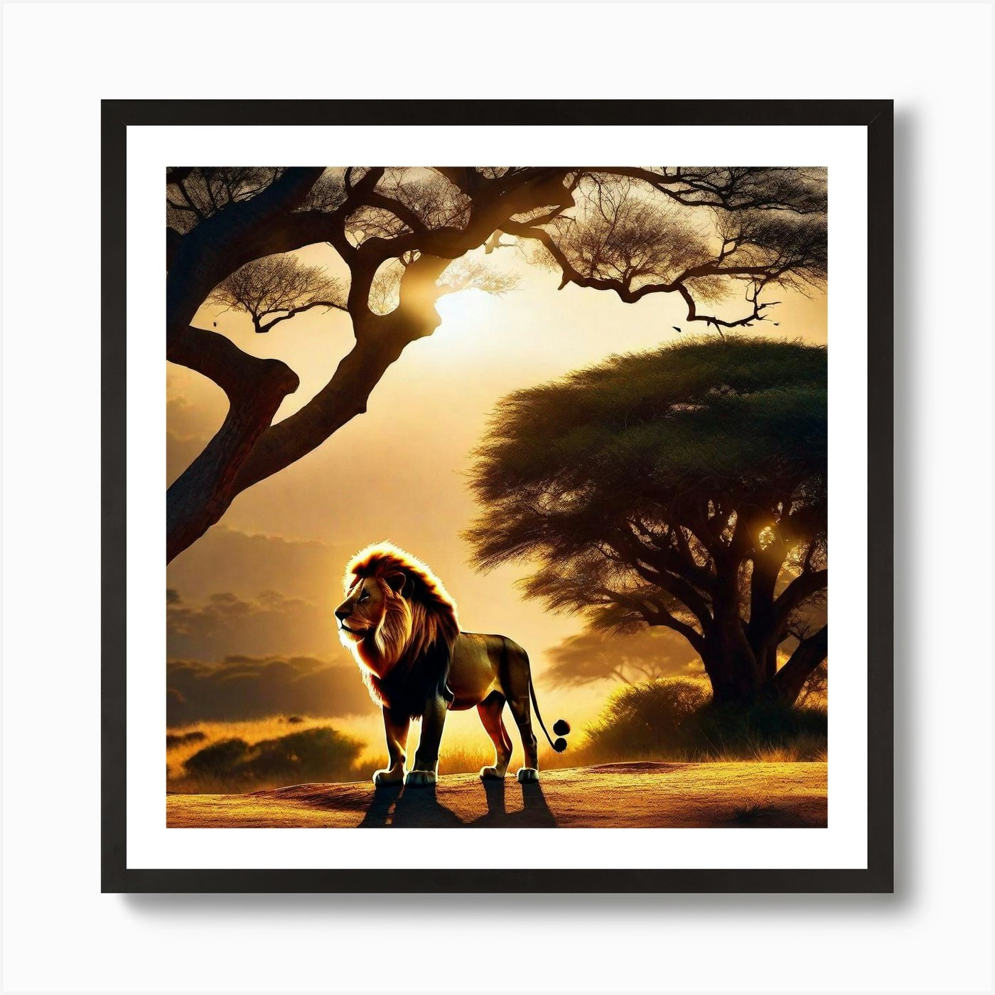 Lion King 25 Art Print Framed Wall Art Poster Canvas Print Picture