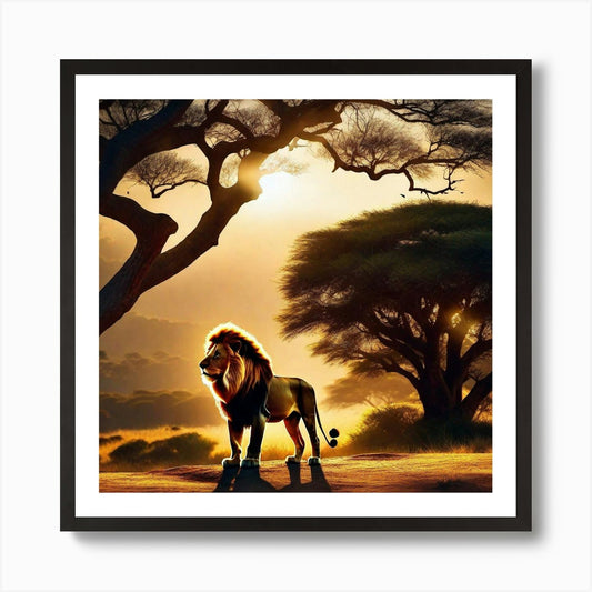 Lion King 25 Art Print Framed Wall Art Poster Canvas Print Picture