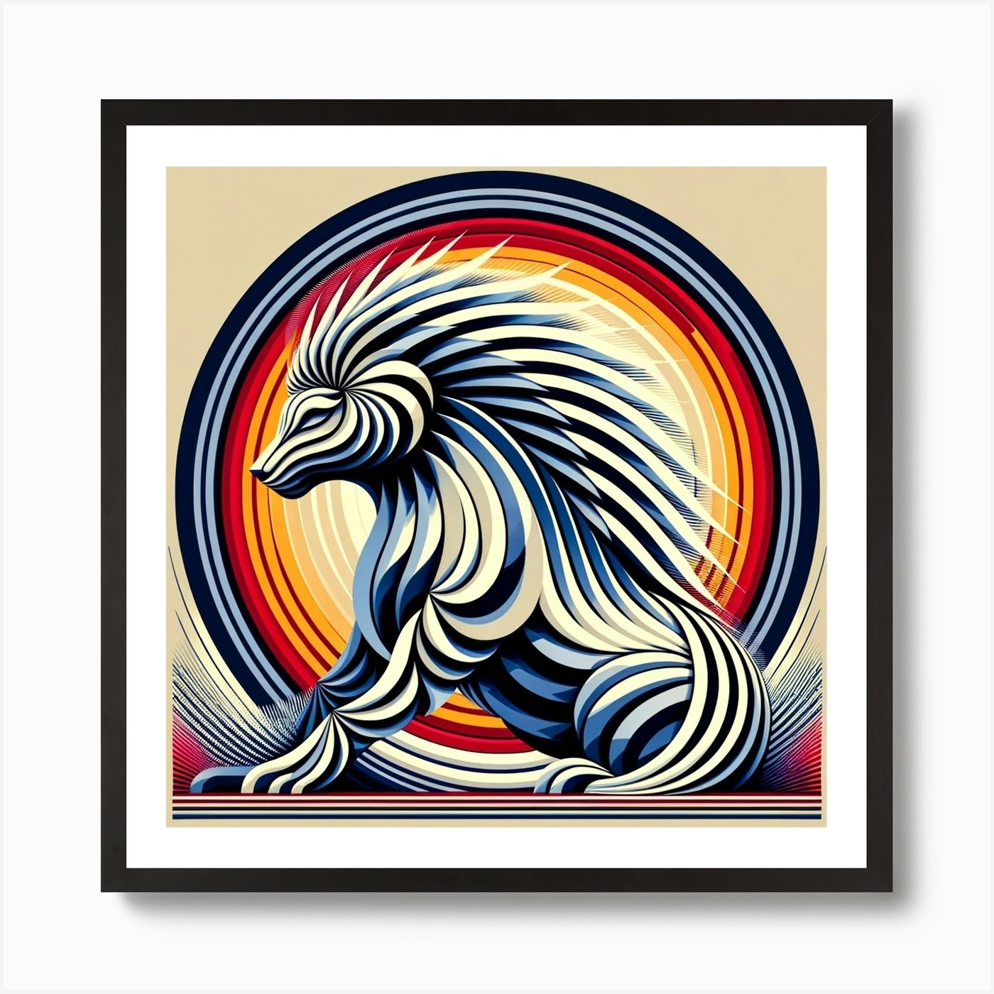 Lion King Art Print Framed Wall Art Poster Canvas Print Picture