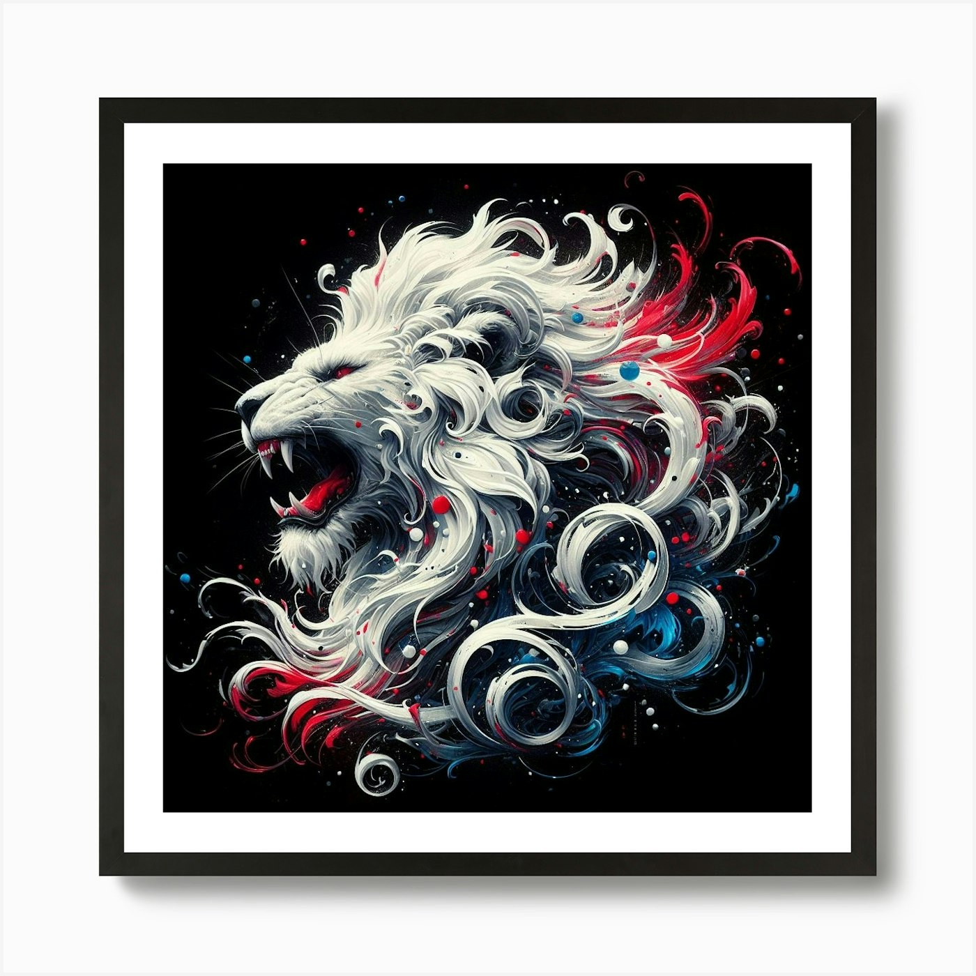 Lion Art Art Print Framed Wall Art Poster Canvas Print Picture