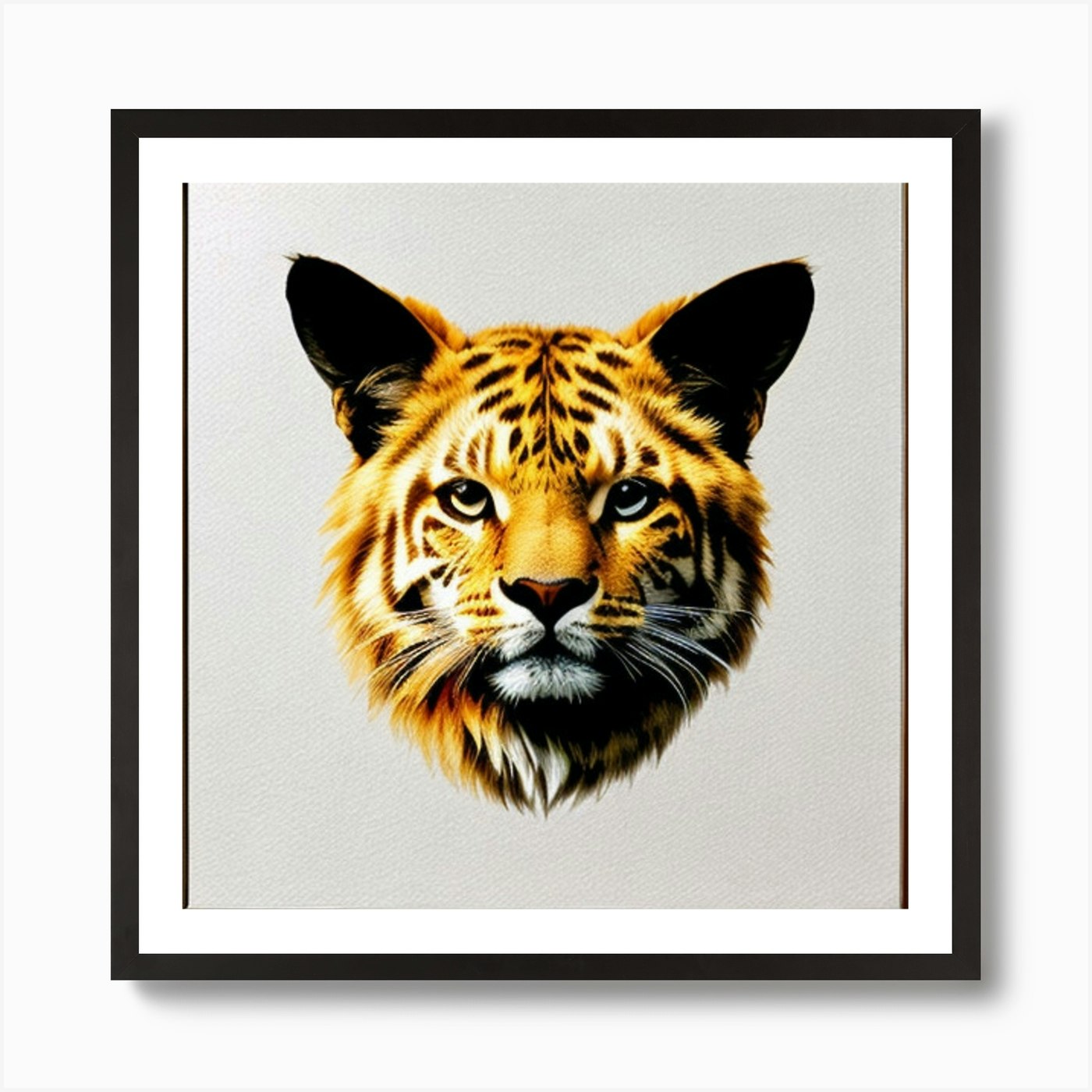 Lion Art Art Print Framed Wall Art Poster Canvas Print Picture