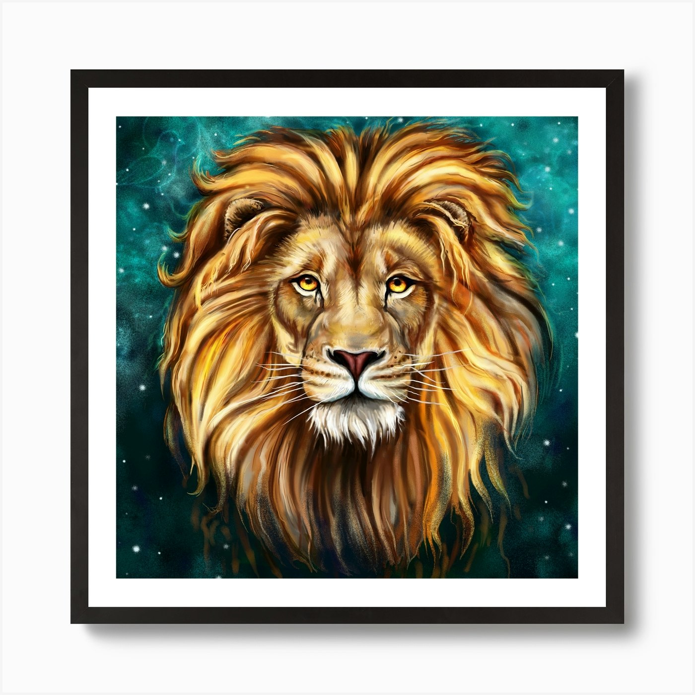 Lion King Art Print Framed Wall Art Poster Canvas Print Picture