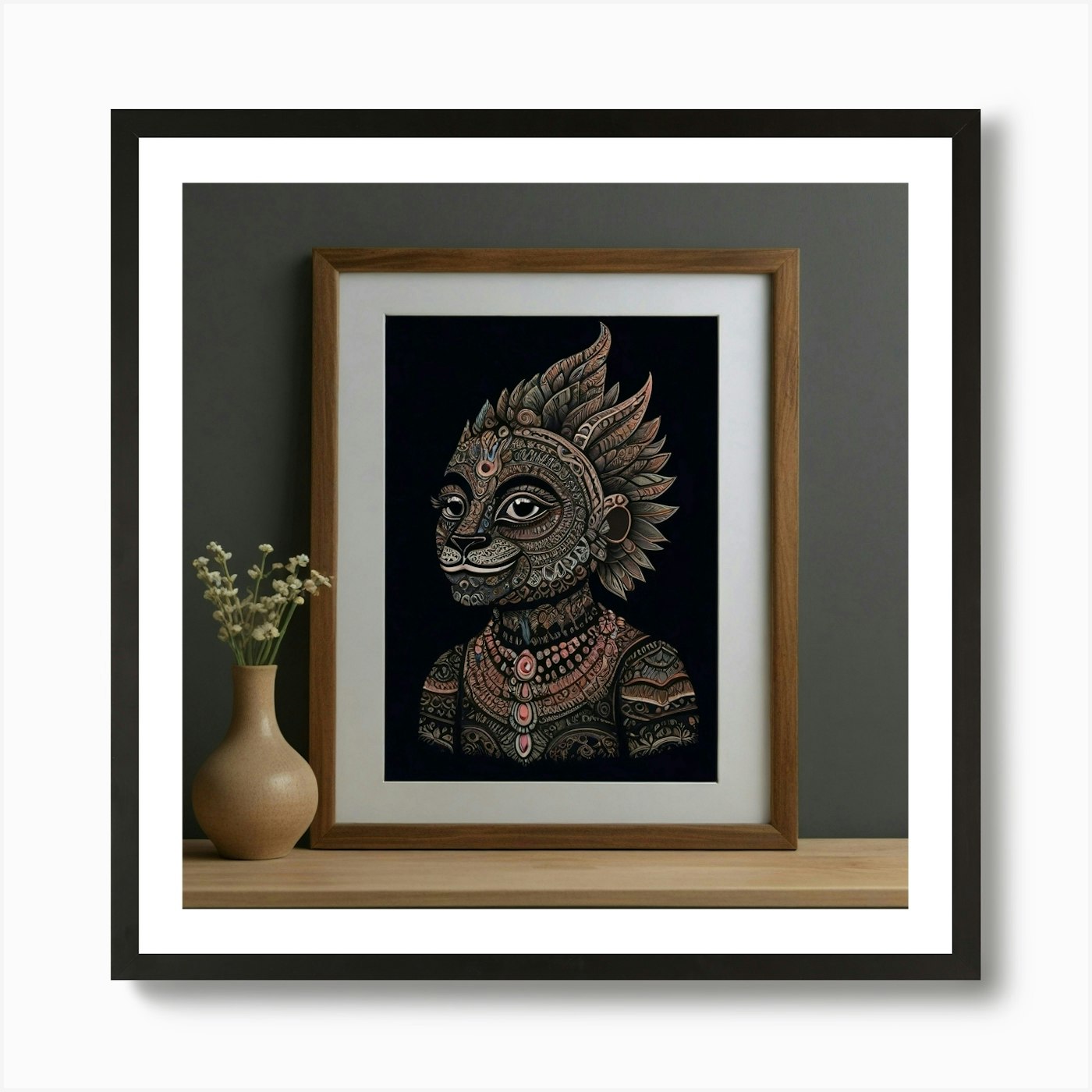 Lion Print Art Print Framed Wall Art Poster Canvas Print Picture
