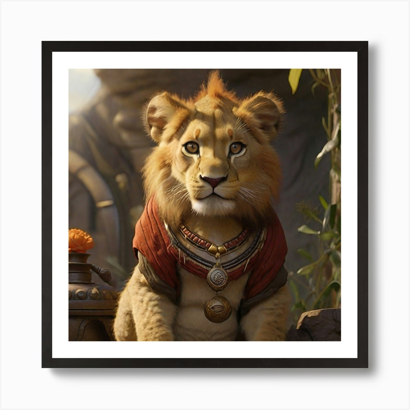 Lion King 1 Art Print Framed Wall Art Poster Canvas Print Picture