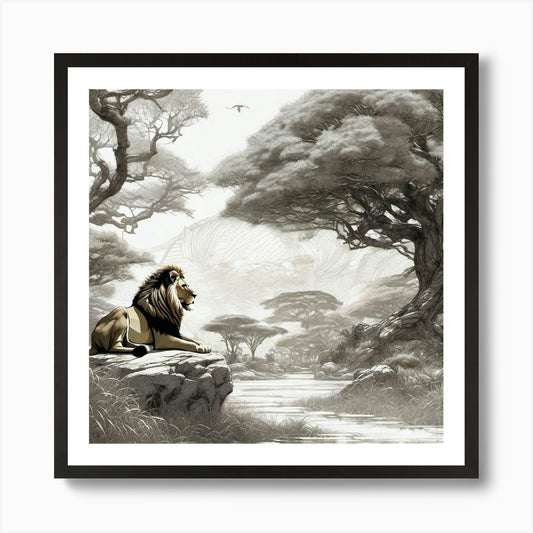 Lion King 28 Art Print Framed Wall Art Poster Canvas Print Picture