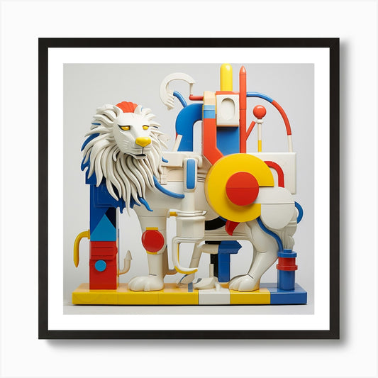 Lion Wall Art Print Framed Wall Art Poster Canvas Print Picture