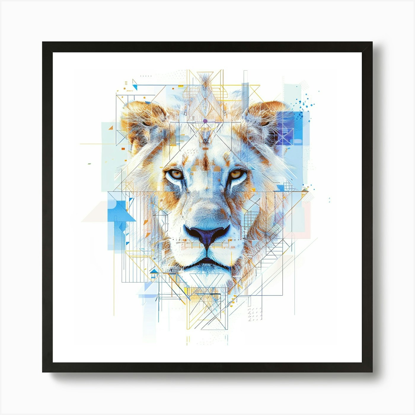 Lion Art Art Print Framed Wall Art Poster Canvas Print Picture