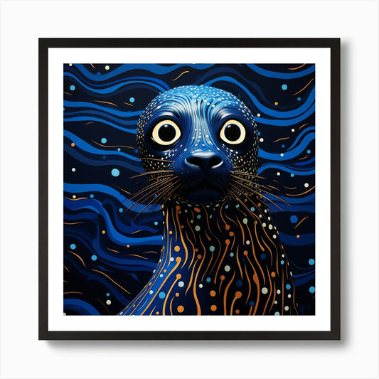 'Sea Lion' Art Print Framed Wall Art Poster Canvas Print Picture