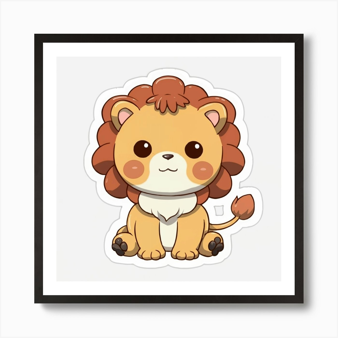 Lion picture Art Print Framed Wall Art Poster Canvas Print Picture
