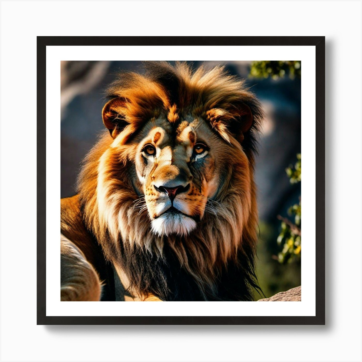 Lion art 20 Art Print Framed Wall Art Poster Canvas Print Picture
