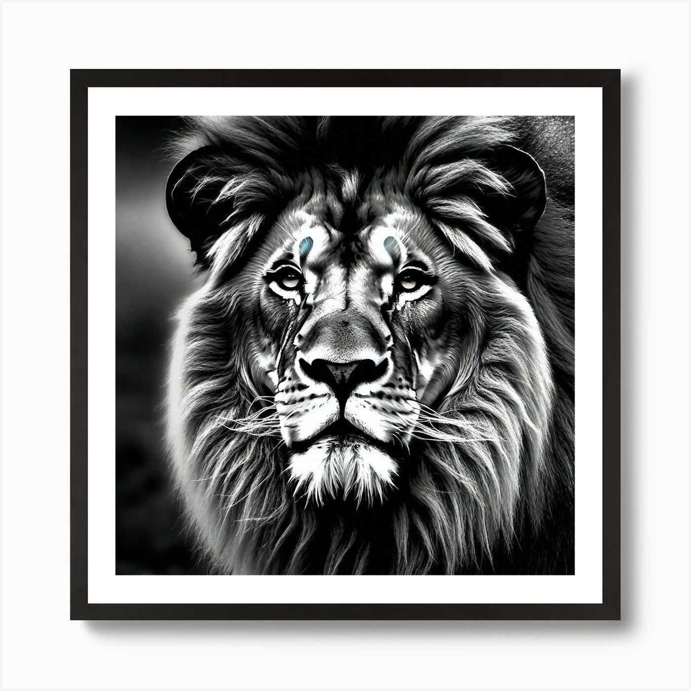 Lion art 81 Art Print Framed Wall Art Poster Canvas Print Picture