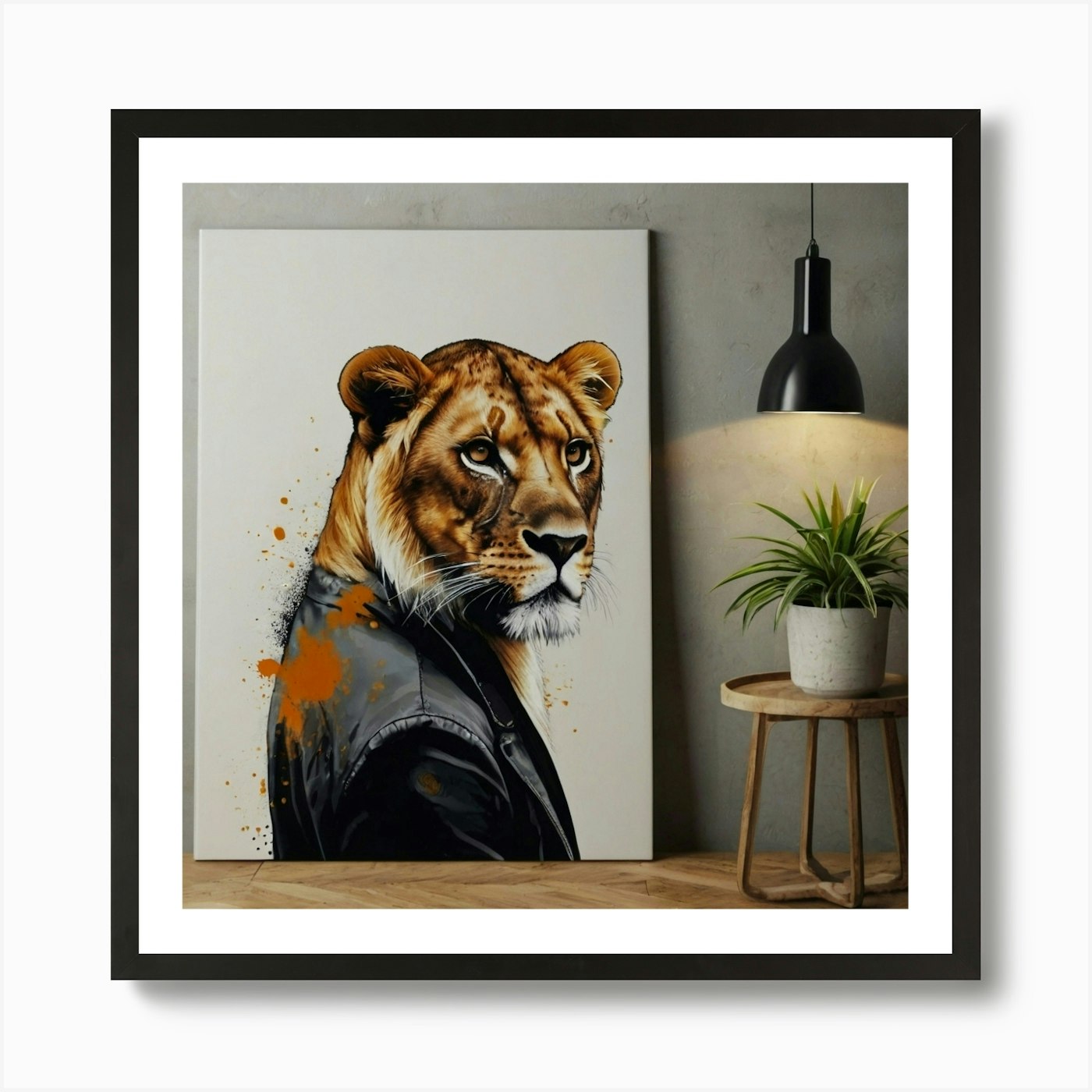 Lion Canvas Art Art Print Framed Wall Art Poster Canvas Print Picture