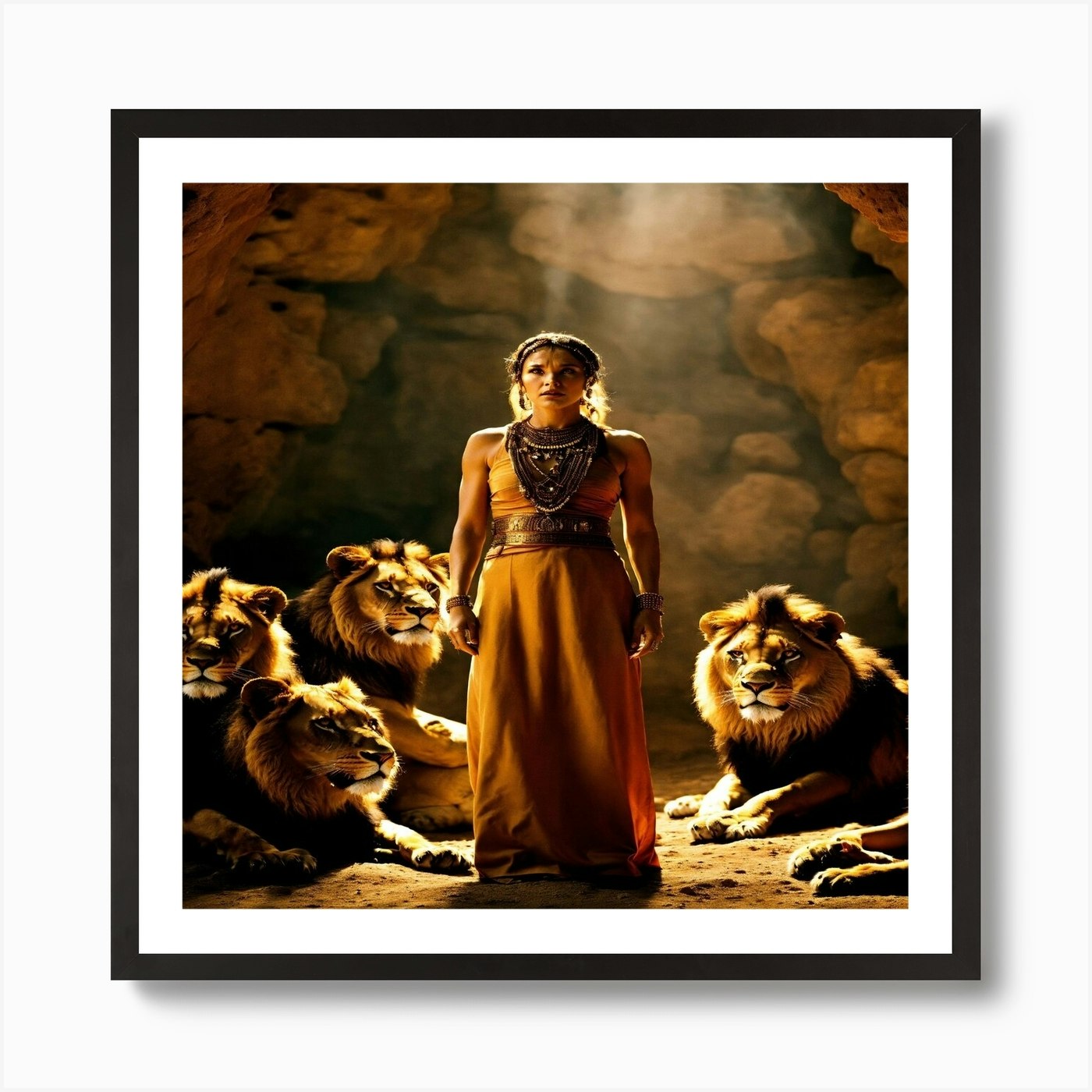 Lion King Art Print Framed Wall Art Poster Canvas Print Picture