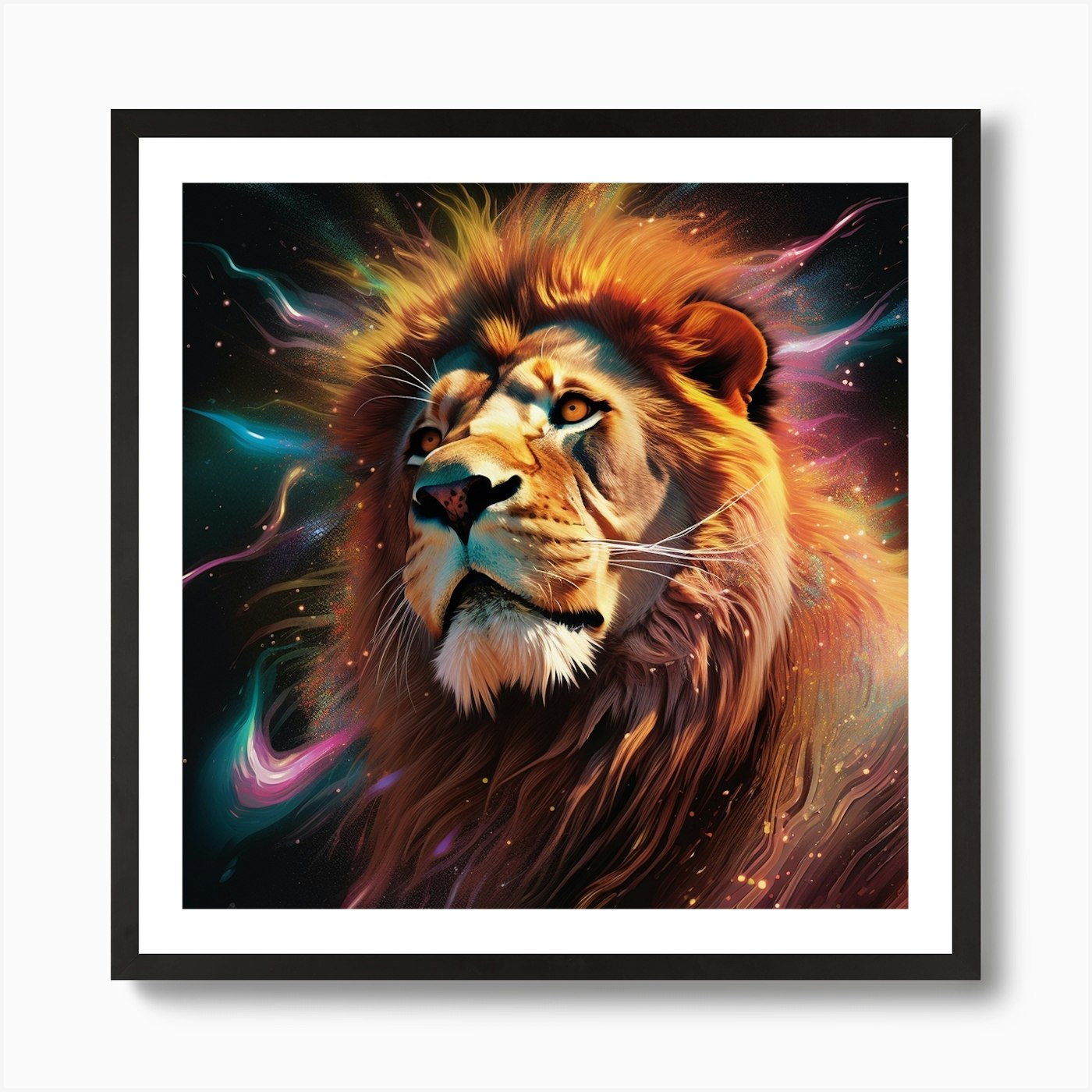 Lion King Art Print Framed Wall Art Poster Canvas Print Picture
