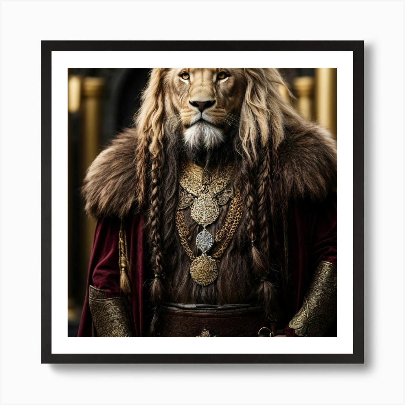 Lion King 1 Art Print Framed Wall Art Poster Canvas Print Picture