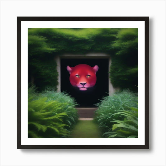 Red Lion Art Print Framed Wall Art Poster Canvas Print Picture