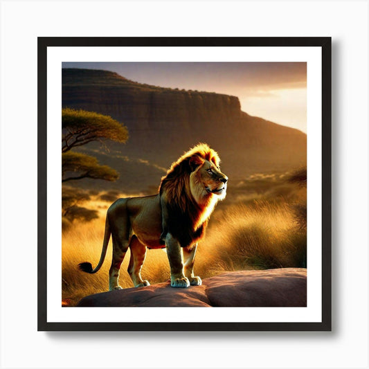 Lion King 17 Art Print Framed Wall Art Poster Canvas Print Picture