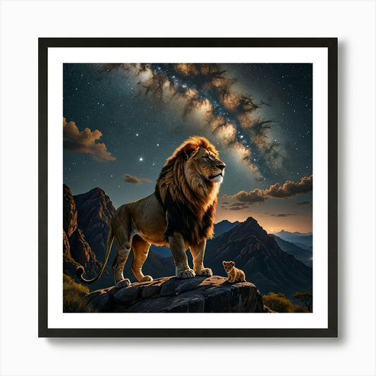 Lion King 1 Art Print Framed Wall Art Poster Canvas Print Picture