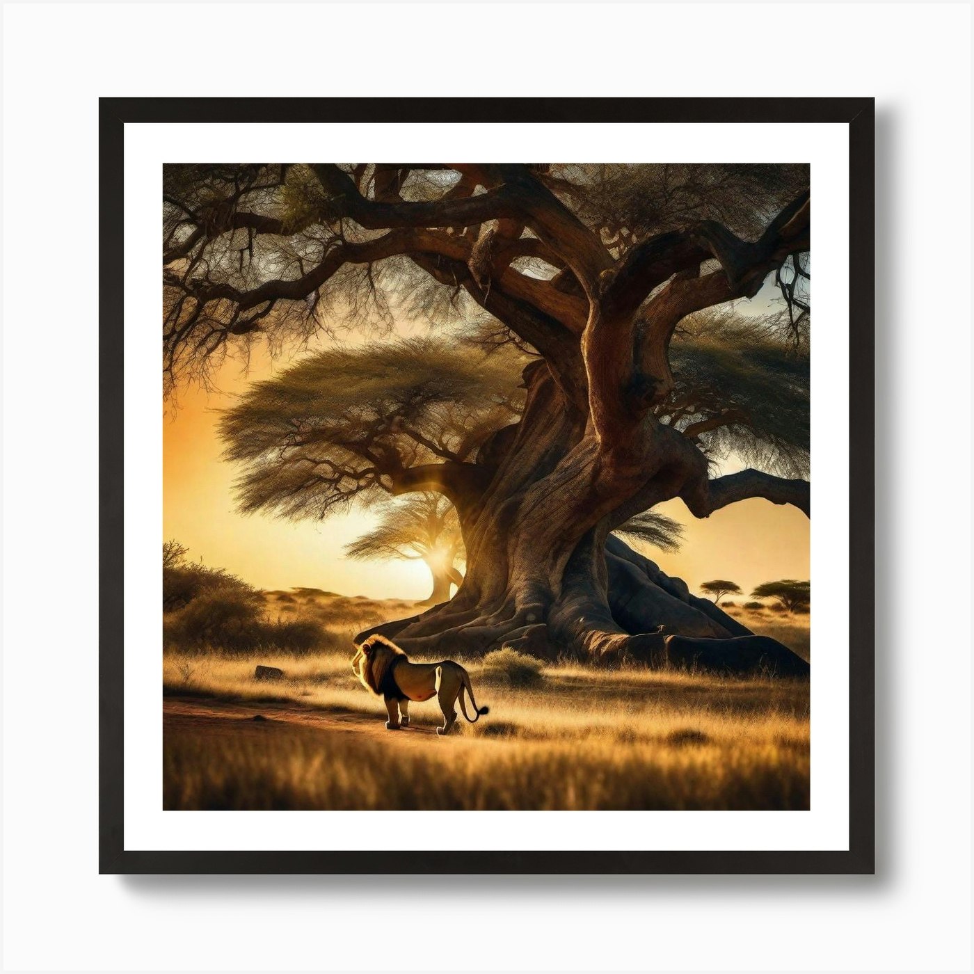 Lion King 33 Art Print Framed Wall Art Poster Canvas Print Picture