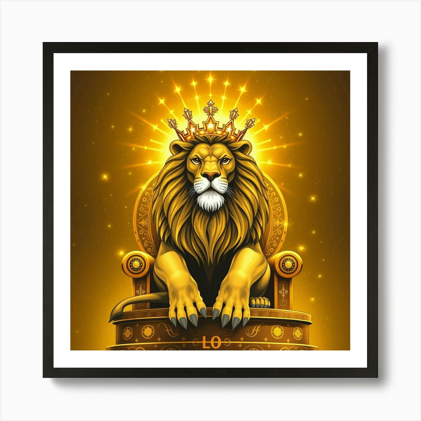 Lion Of Leo 1 Art Print Framed Wall Art Poster Canvas Print Picture
