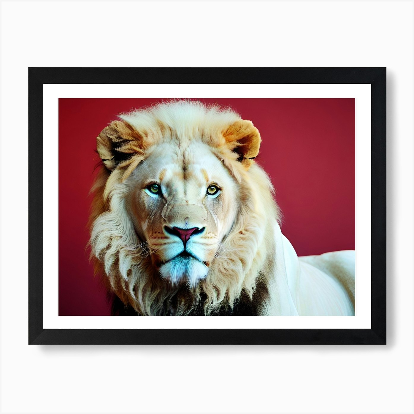 Lion Stock Videos & Royalty-Free Fo Framed Wall Art Poster Canvas Print Picture