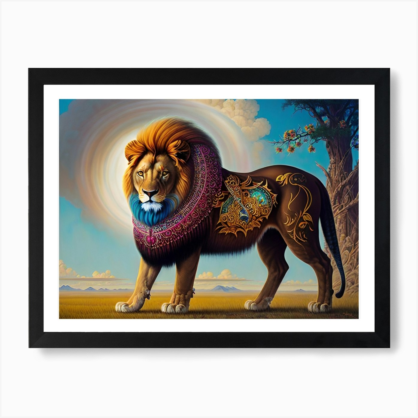Lion king 17 Art Print Framed Wall Art Poster Canvas Print Picture