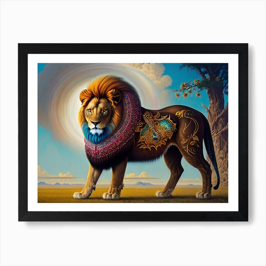 Lion king 17 Art Print Framed Wall Art Poster Canvas Print Picture