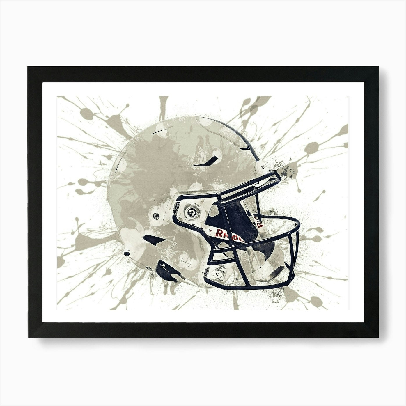 Penn State Nittany Lions NCAA Helme Framed Wall Art Poster Canvas Print Picture
