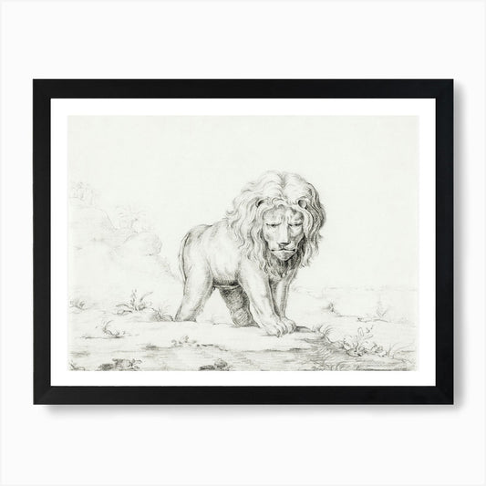Lion, Jean Bernard Art Print Framed Wall Art Poster Canvas Print Picture