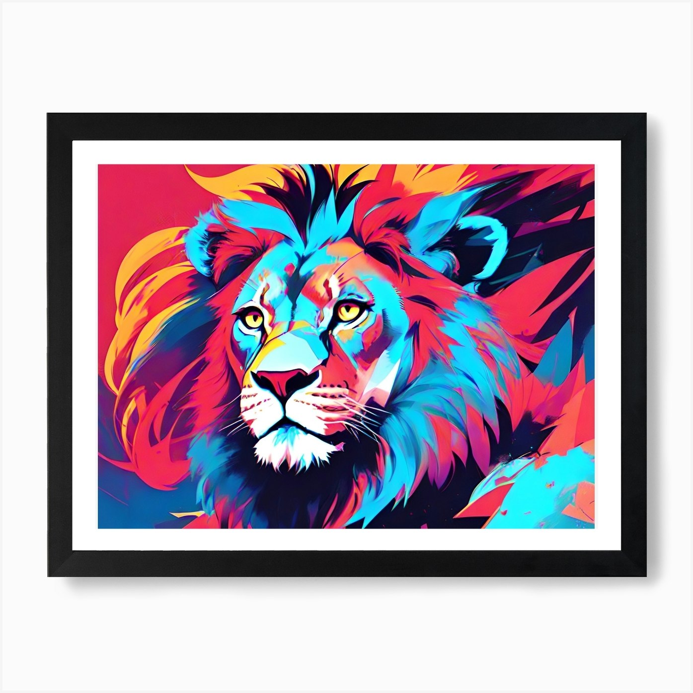 Lion king 7 Art Print Framed Wall Art Poster Canvas Print Picture