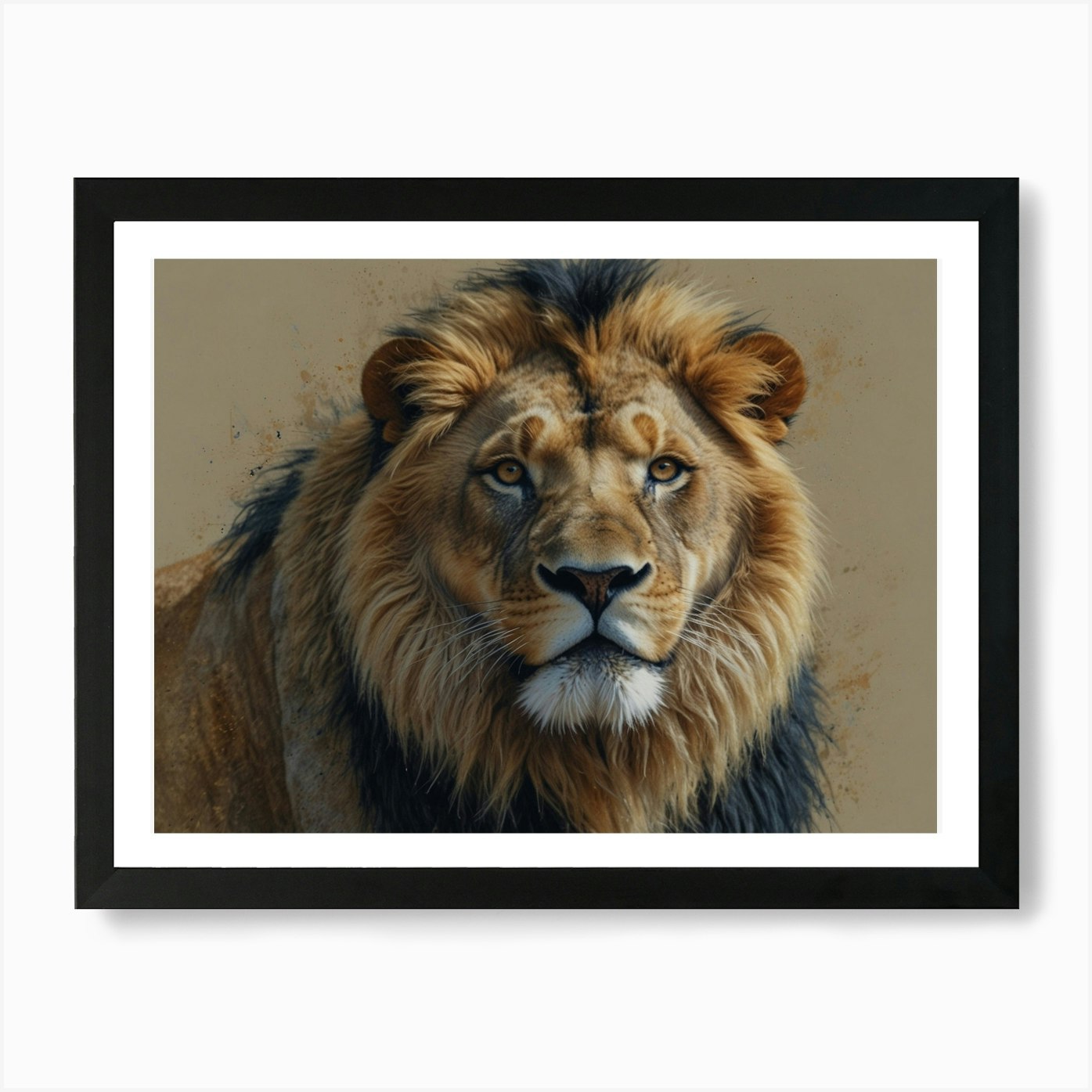 Lion picture Art Print Framed Wall Art Poster Canvas Print Picture