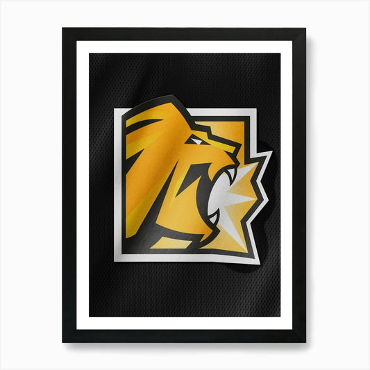 Lion Rainbow Six Art Print Framed Wall Art Poster Canvas Print Picture
