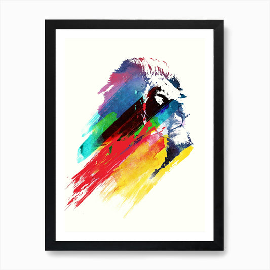 Our Hero Lion Art Print Framed Wall Art Poster Canvas Print Picture