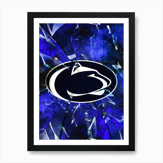 Penn State Nittany Lions 1 Art Prin Framed Wall Art Poster Canvas Print Picture