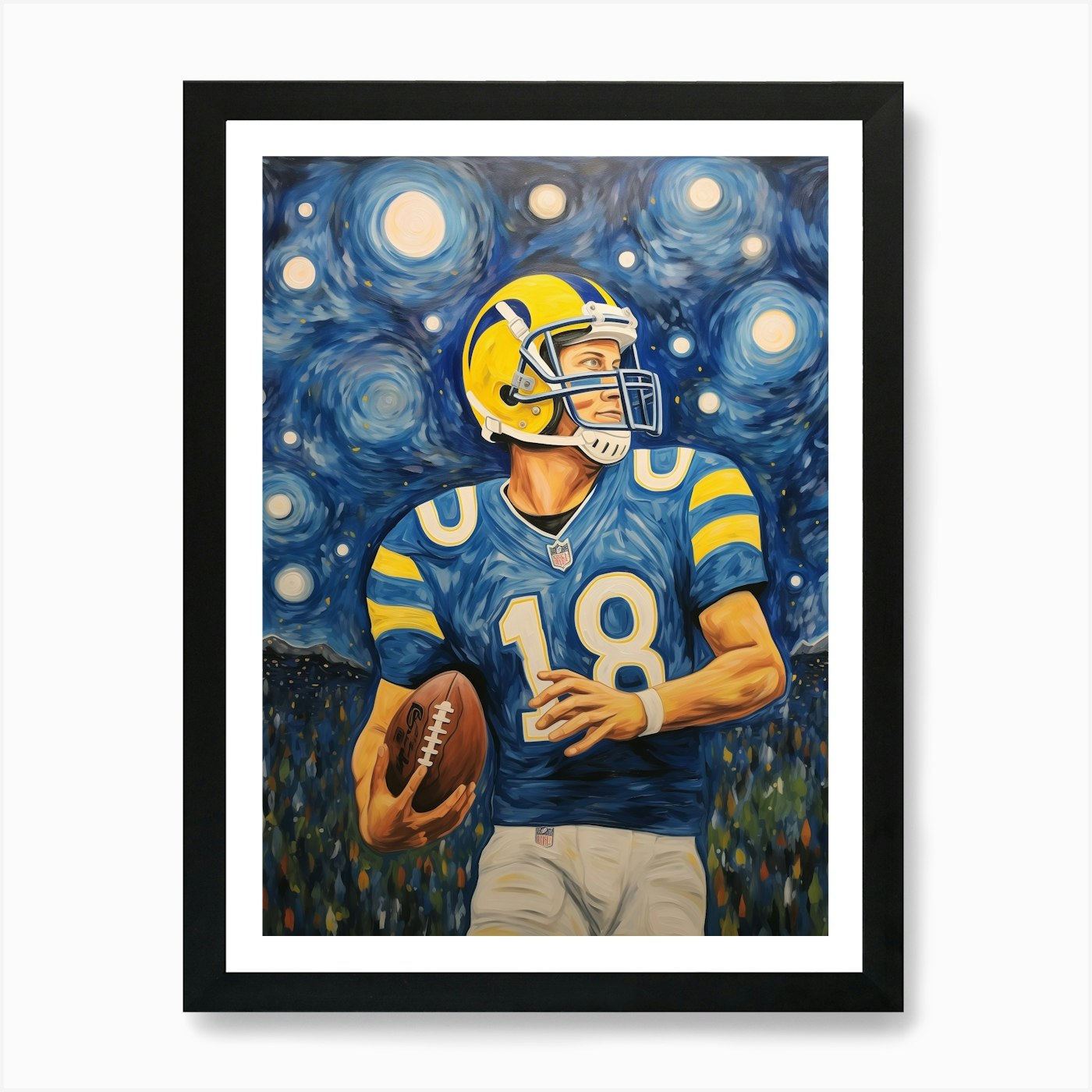 The Detroit Lions Players Are As Ca Framed Wall Art Poster Canvas Print Picture