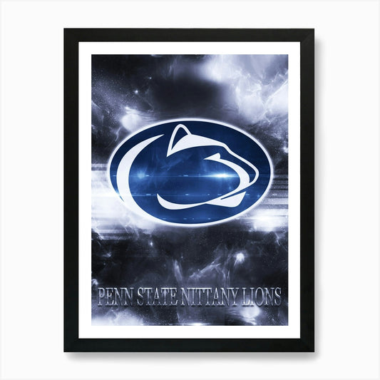 Penn State Nittany Lions Art Print Framed Wall Art Poster Canvas Print Picture