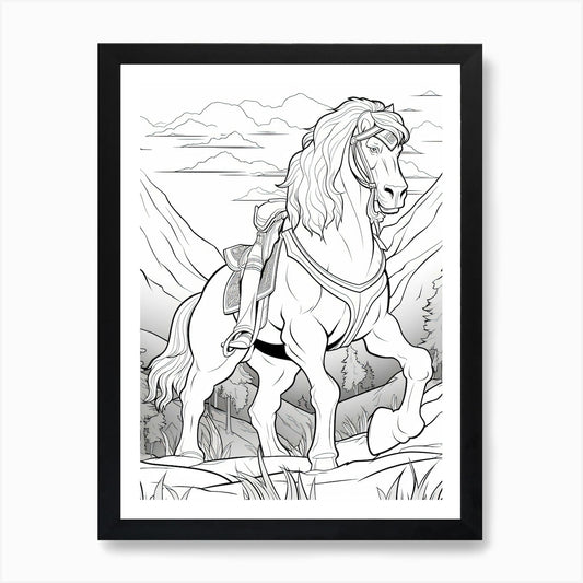 The Pride Lands (The Lion King) Fan Framed Wall Art Poster Canvas Print Picture