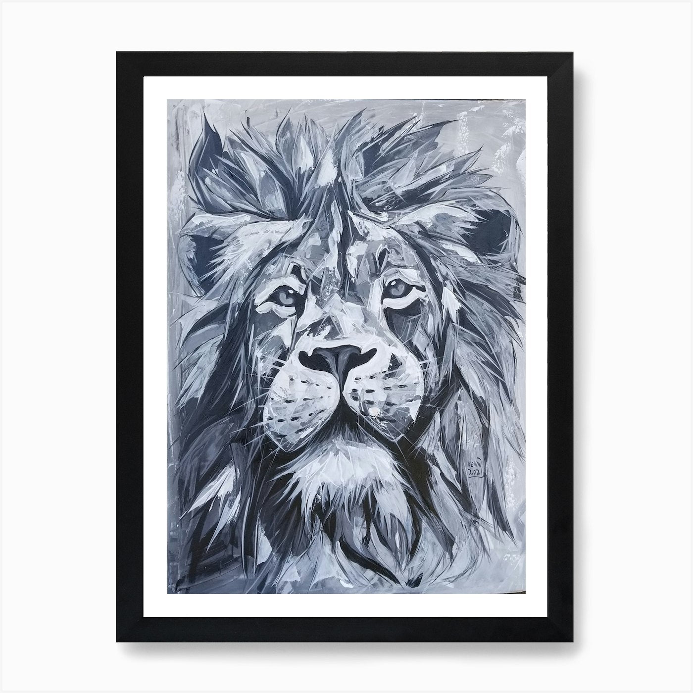 Lion King painting Art Print Framed Wall Art Poster Canvas Print Picture