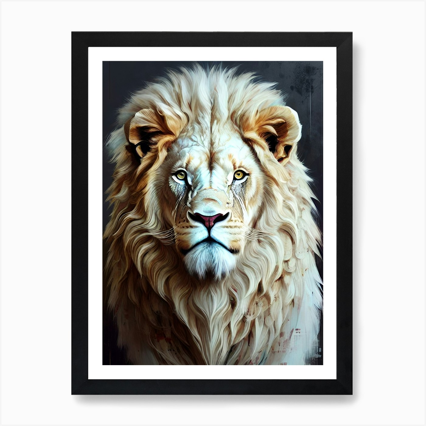 Lion art 56 Art Print Framed Wall Art Poster Canvas Print Picture