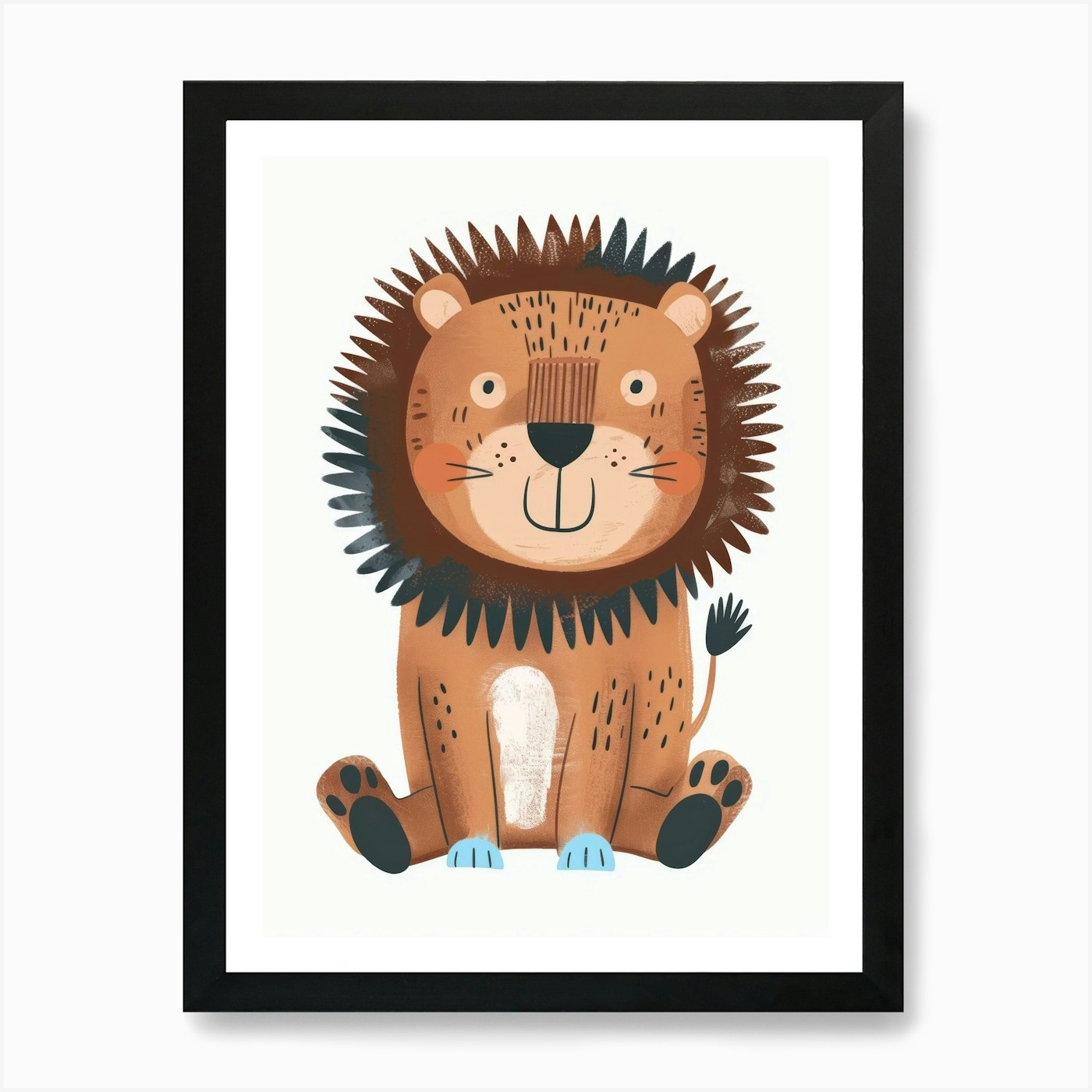 Lion Canvas Print 2 Art Print Framed Wall Art Poster Canvas Print Picture