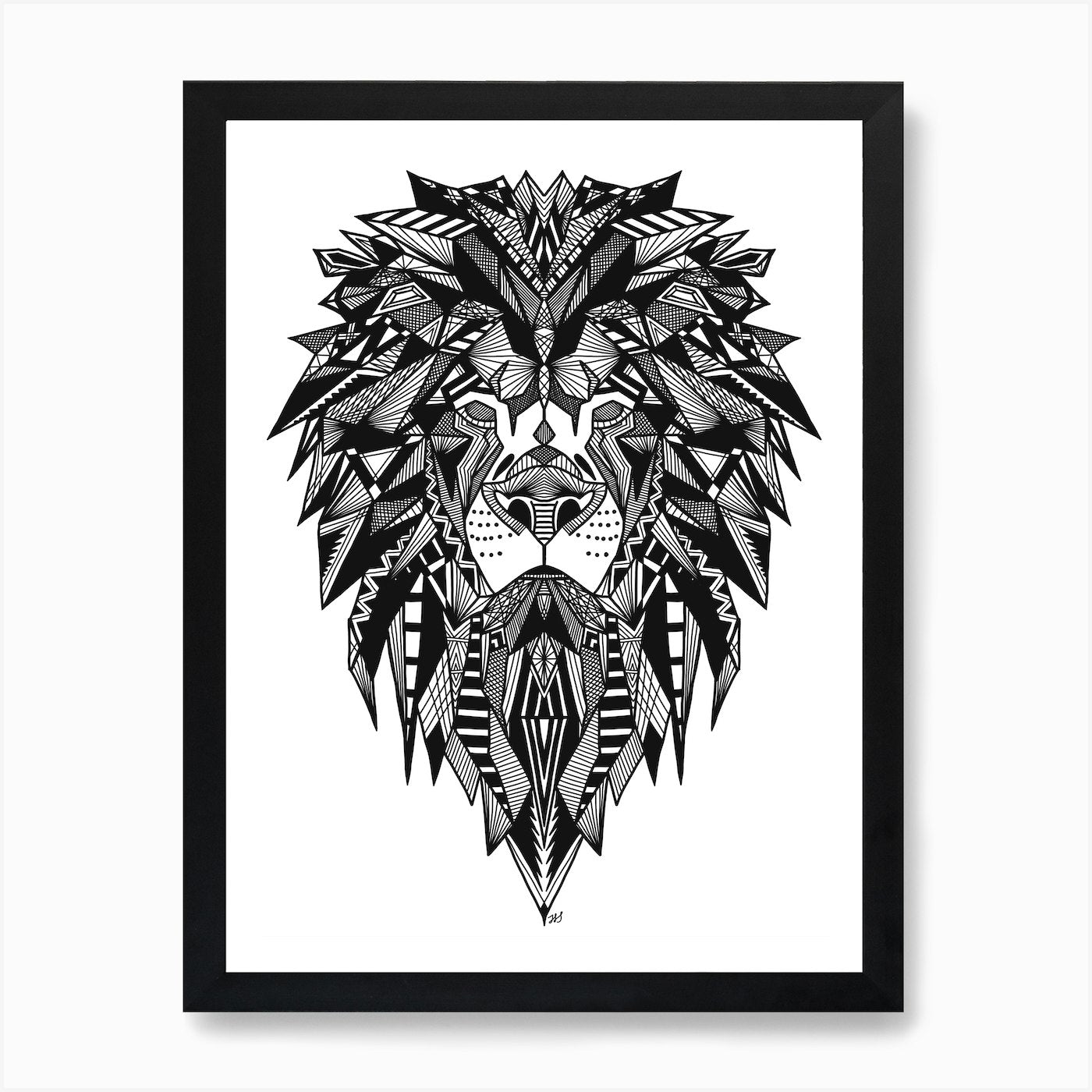 Lion King Art Print Framed Wall Art Poster Canvas Print Picture