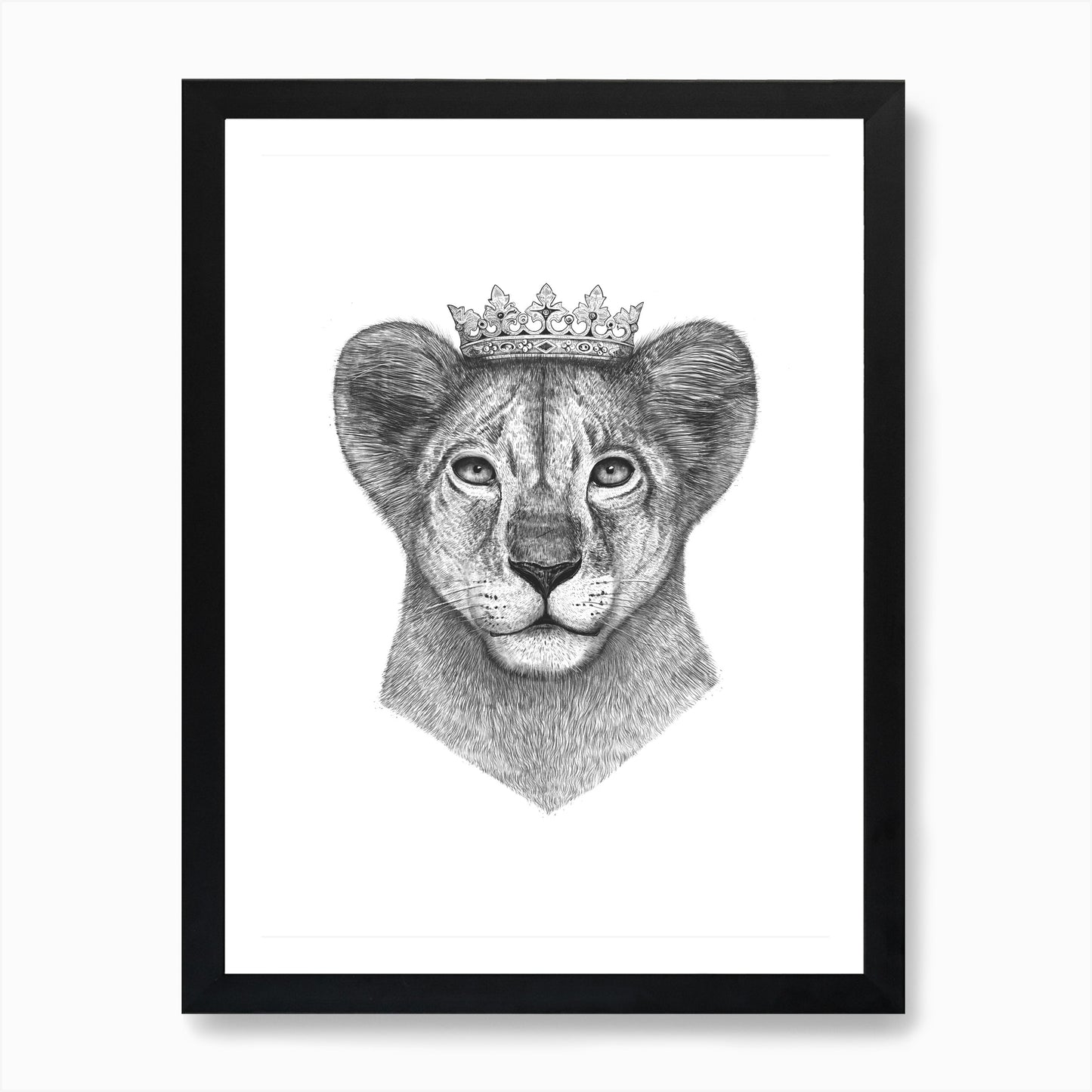 The Lion Prince Art Print Framed Wall Art Poster Canvas Print Picture