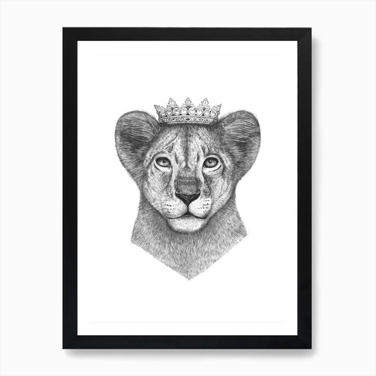 The Lion Prince Art Print Framed Wall Art Poster Canvas Print Picture