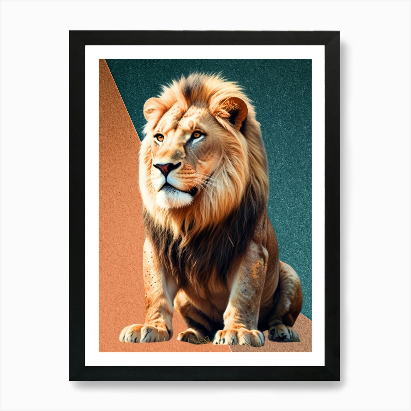 Lion King Art Print Framed Wall Art Poster Canvas Print Picture