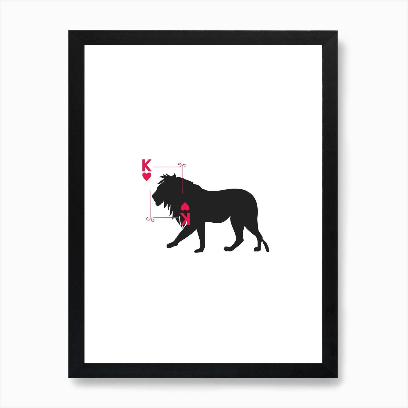 Lion King Art Print Framed Wall Art Poster Canvas Print Picture