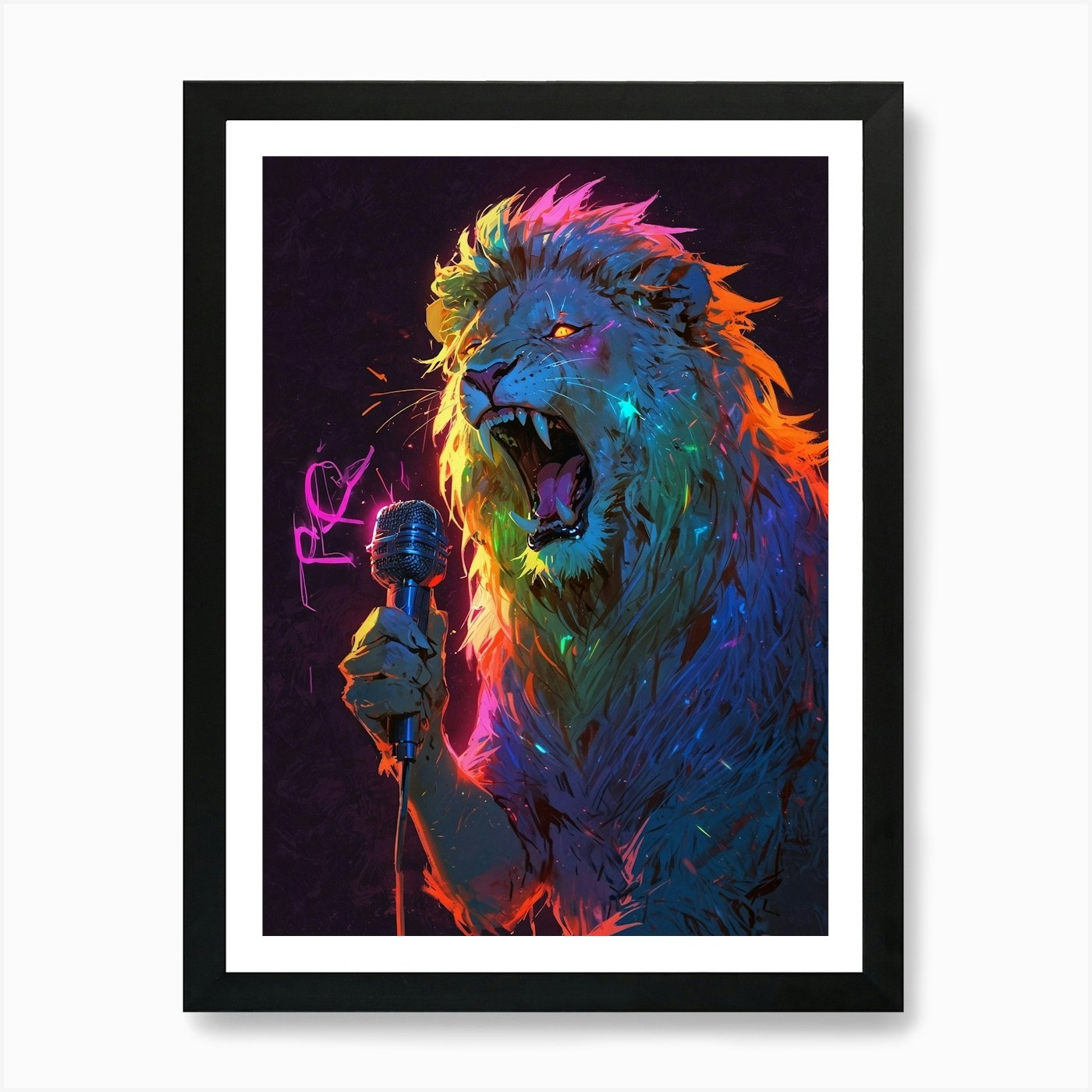 Lion Canvas Print Art Print Framed Wall Art Poster Canvas Print Picture