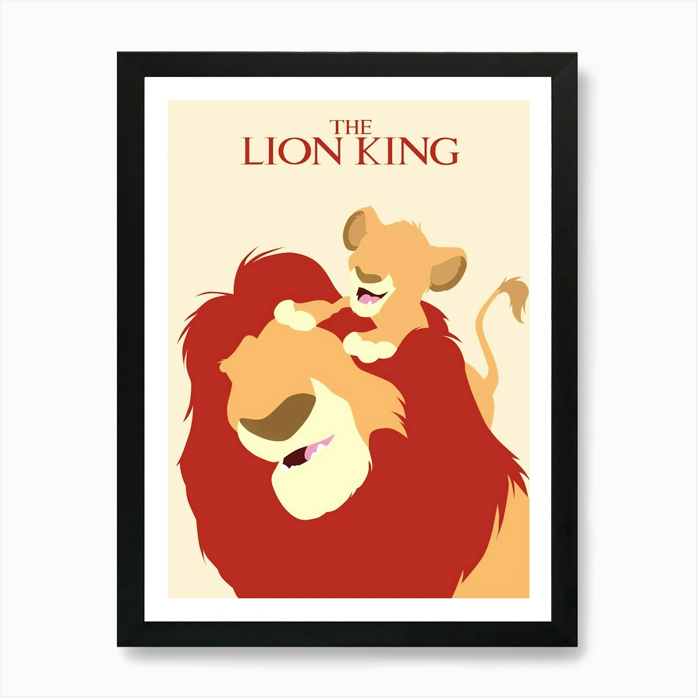 The Lion King Film Art Print Framed Wall Art Poster Canvas Print Picture