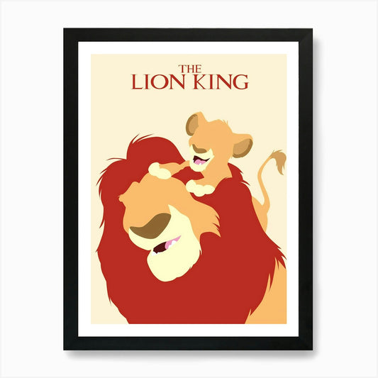 The Lion King Film Art Print Framed Wall Art Poster Canvas Print Picture